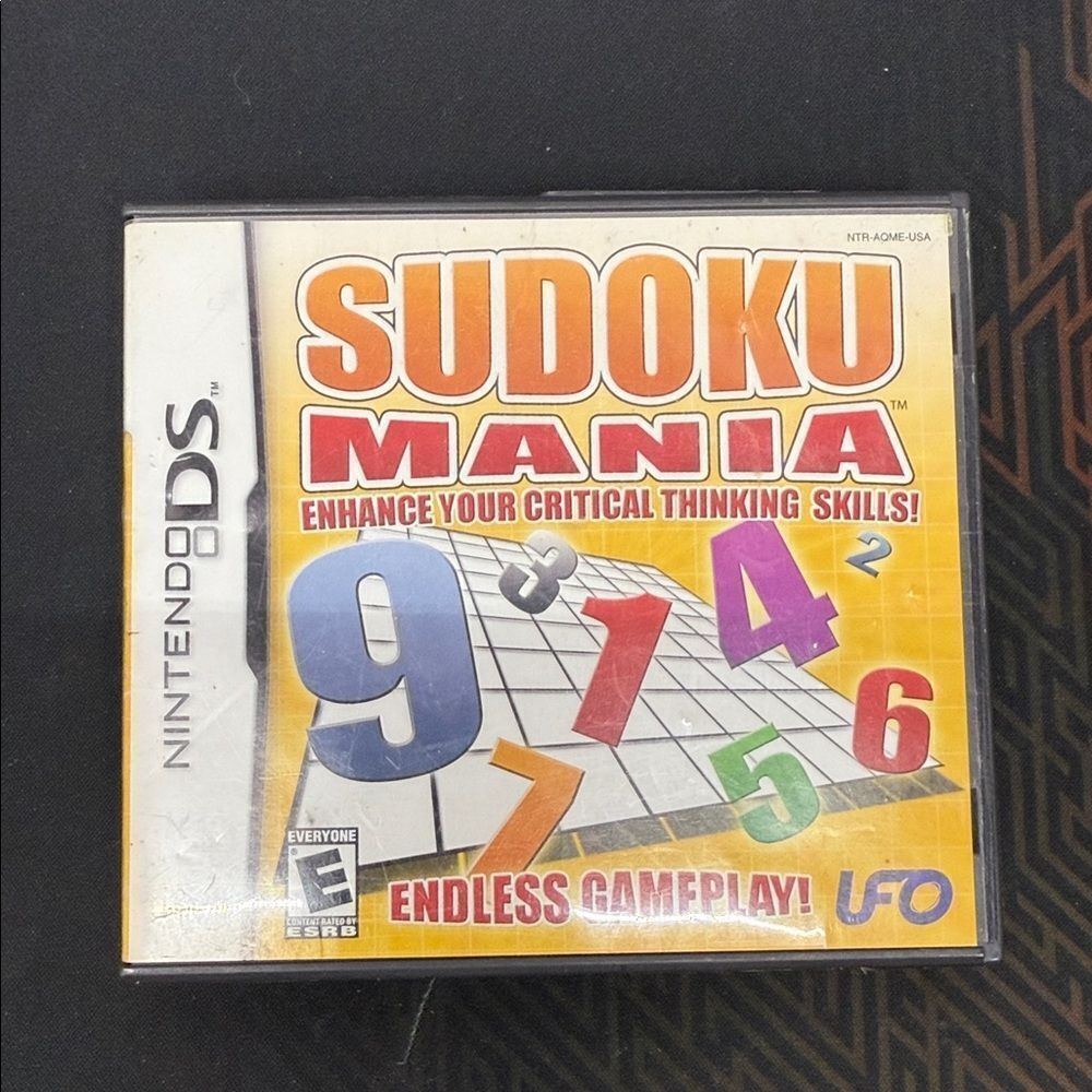 Nintendo DS Sudoku Mania Game - Colorful Design